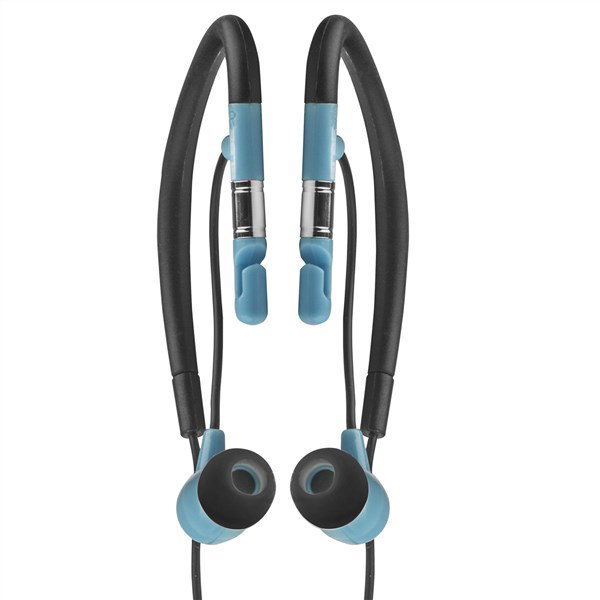 Elbe AU-009-DEP - Écouteurs intra-auriculaires Bluetooth sportifs, étanches IPX8 pour la natation, sonorité puissante avec basses profondes et fixations confortables
