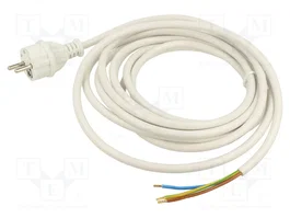 JONEX Câble d'alimentation H05VV-F 3x1,5mm² 5m