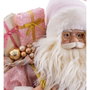 Décorations de Noël Rose Plastique Polyrésine Tissu 60 cm