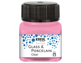 Kreul Peinture Verre et Porcelaine Glass&Porcelain Rose Translucide 20ml