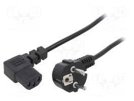 ESPE Câble d'alimentation H05VV-F 3x0,75mm2 noir 1,8m