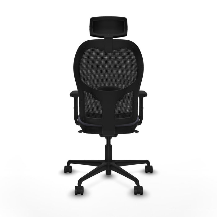 Piqueras y Crespo Chaise de Bureau avec Appui-tête Jorquera 2D036N2 Gris foncé