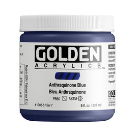 Golden Peinture Acrylique Heavy Body Bleu Anthraquinone 237 ml