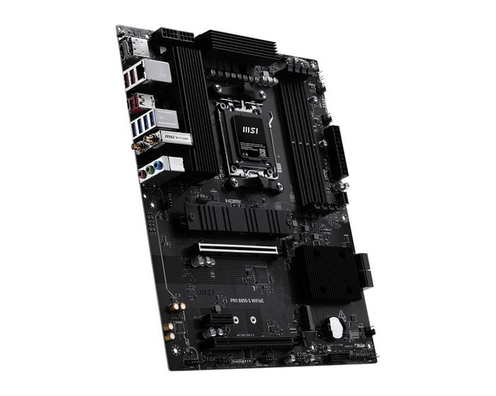 MSI PRO B850-S WIFI6E Carte Mère ATX pour AMD Ryzen AM5, DDR5, WiFi 6E, Bluetooth 5.3, 2.5G LAN