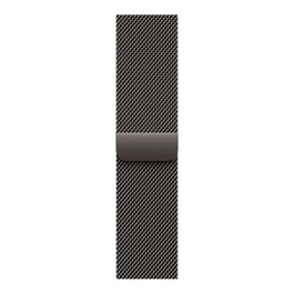 Apple Boucle Milanese 42 mm Ardoise pour Apple Watch - Boucle en Maille Acier Inoxydable Recyclé