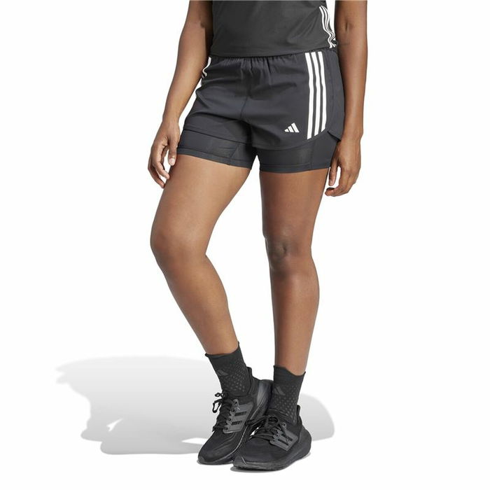 Short de Sport pour Femme Adidas Own the run 3S 2In1