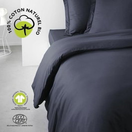 Today Housse de couette Organic Navy 240 x 260 cm en coton bio