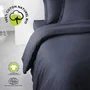Today - Housse de couette bio 240 x 260 cm en coton, certifiée GOTS et Oeko-Tex, pour lit 2 personnes, Organic Navy