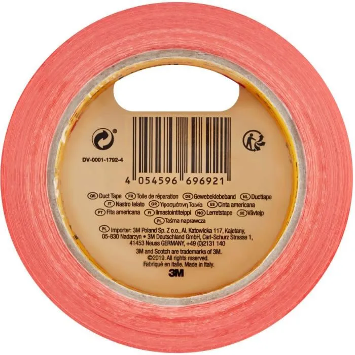 Scotch Toile de Réparation Universal High Visibility Orange 48mm x 25m