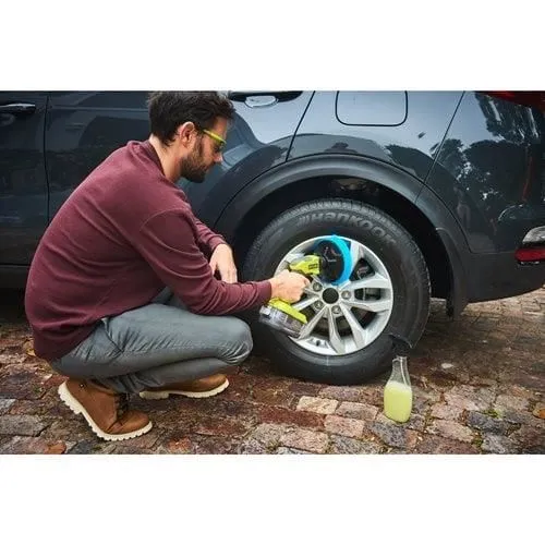 Ryobi Brosse Motorisée 18V ONE+ R18CPS-0, Diamètre 150 mm, 210 tr/min, Protection IPX7, Livrée avec Brosse Moyenne