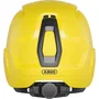 ABUS Casque de protection industrielle Scator Jaune avec suspension 6 points, serre-nuque réglable et visière - pour chantier et industrie