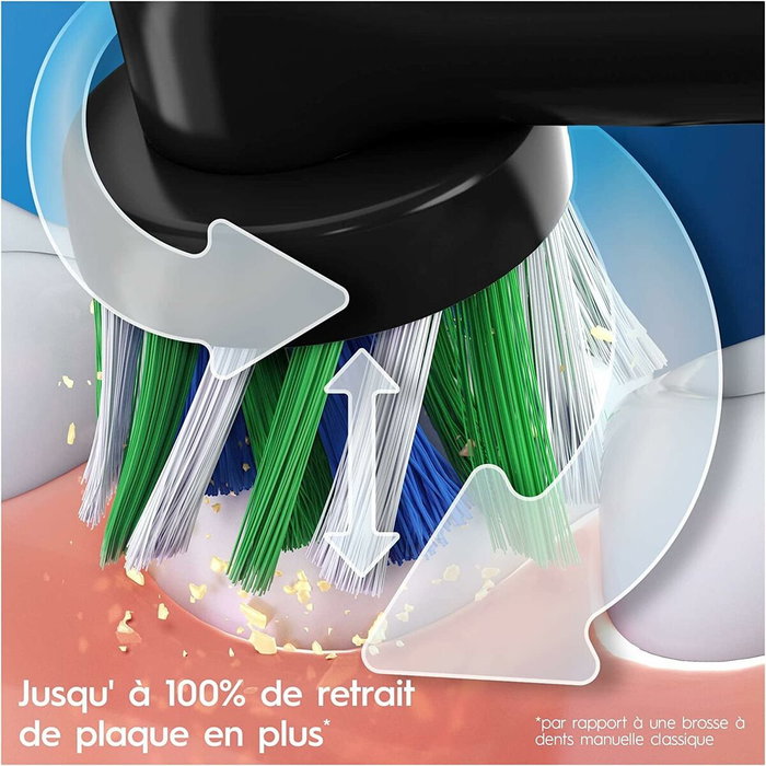 Oral-B Toothbrush Pro 3 3000 Cross Action Noir