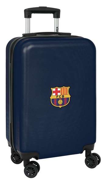 Safta Valise Cabine 20 Pouces F.C. Barcelona 34.5 x 55 x 20 cm, Recommandé à partir de 3 ans