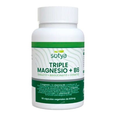 SOTYA TRIPLE MAGNESIO+B6 (Malato+Bisglicinato+Citrato)