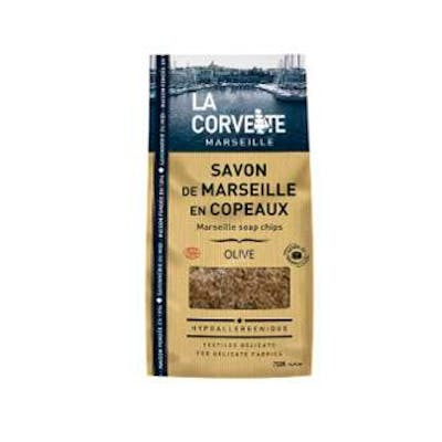 LA CORVETTE Savon de Marseille en copeaux à l'olive 750 g LA CORVETTE Savon de Marseille en copeaux à l'olive 750 g