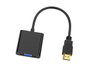 Conceptronic ABBY20B Adaptateur HDMI vers VGA 0.25 m Noir 1080p