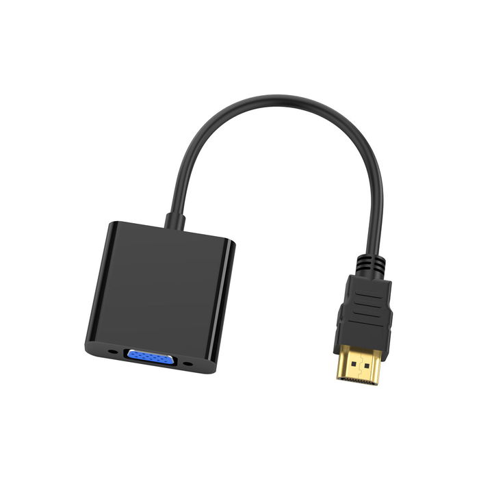 Adaptateur HDMI vers VGA Conceptronic 1080P Noir 25 cm
