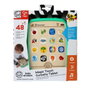 Hape Tablet de madera Magic Touch Curiosity, tablette tactile éducative en bois pour bébé 6 mois+, 19 x 14,7 x 2,6 cm, fonctionne avec piles