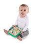 Hape Tablet de madera Magic Touch Curiosity, tablette tactile éducative en bois pour bébé 6 mois+, 19 x 14,7 x 2,6 cm, fonctionne avec piles