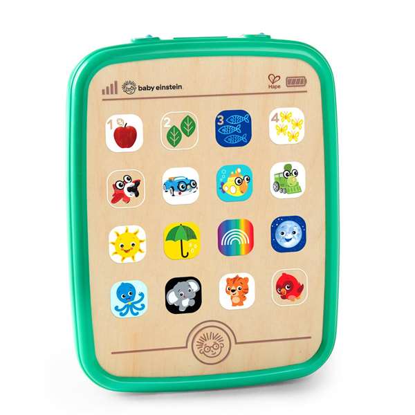 Hape Tablet de madera Magic Touch Curiosity, tablette tactile éducative en bois pour bébé 6 mois+, 19 x 14,7 x 2,6 cm, fonctionne avec piles Hape Tablet de madera Magic Touch Curiosity, tablette tactile éducative en bois pour bébé 6 mois+, 19 x 14,7 x 2,6 cm, fonctionne avec piles