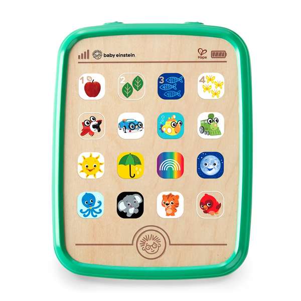 Hape Tablet de madera Magic Touch Curiosity, tablette tactile éducative en bois pour bébé 6 mois+, 19 x 14,7 x 2,6 cm, fonctionne avec piles Hape Tablet de madera Magic Touch Curiosity, tablette tactile éducative en bois pour bébé 6 mois+, 19 x 14,7 x 2,6 cm, fonctionne avec piles