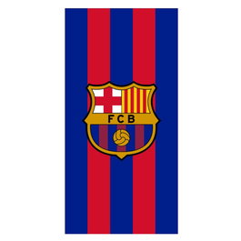 FC BARCELONA - Serviette FC Barcelona en Coton - 100% Coton - 70 x 140 cm