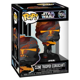 Funko Star Wars POP! Vinyl figurine Bobble Head Clone Trooper (Coruscant) 9 cm