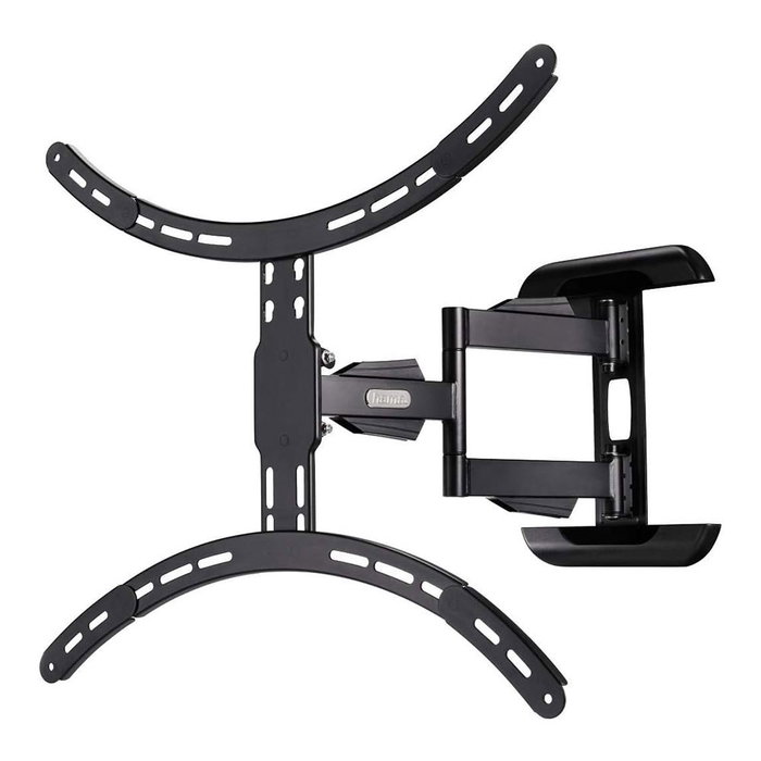 Hama Support mural TV noir à double bras articulé 37-75 pouces Hama Support mural TV noir à double bras articulé 37-75 pouces