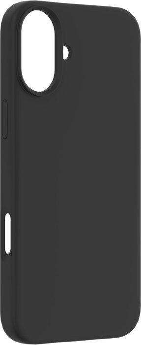 eSTUFF Coque iPhone 16 Plus INFINITE RIGA en silicone recyclé à 93% - Noir - Protection contre les chutes jusqu'à 1,2 m