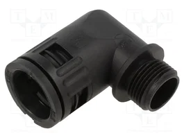 LAPP Connecteur angulaire 90° SILVYN® KLICK 90M noir, filetage métrique extérieur