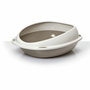 Aimé Bac à litière SHUTTLE ovale avec rebord amovible Beige et Taupe