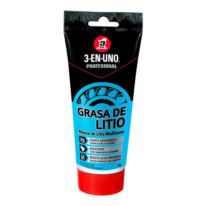 3 en 1 Graisse au lithium multiusage 3 en 1 tube 150 g lubrifiant résistant eau 3 en 1 Graisse au lithium multiusage 3 en 1 tube 150 g lubrifiant résistant eau