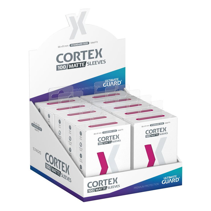 Ultimate Guard Cortex Sleeves Matte Standard Size (100) - Pink