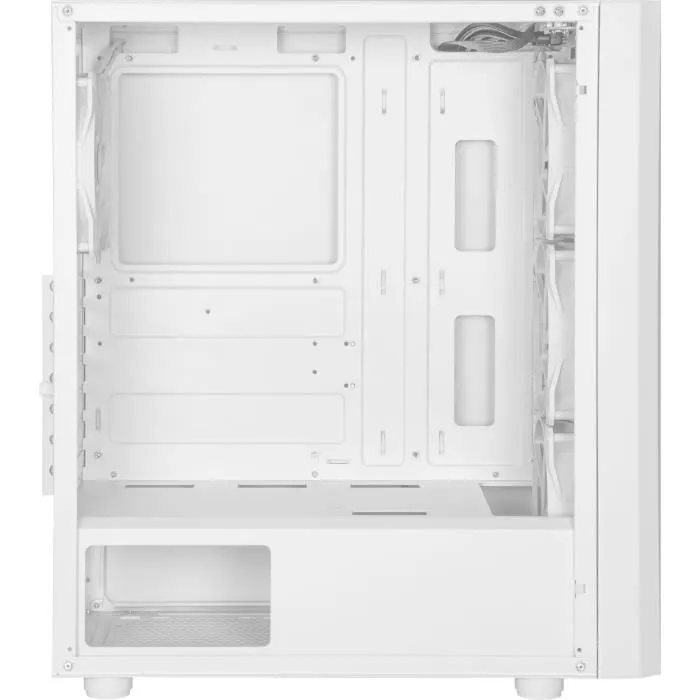 Boîtier PC BitFenix Apollo ARGB Blanc - Moyen Tour ATX - Sans alimentation - 4 ventilateurs 120mm ARGB, façade Mesh, verre trempé, USB 3.0