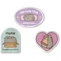 ERIK - Set de 3 Patches Brodés Pusheen en Polyester à Coudre ou à Coller sur Tissu - Différents Modèles