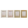 Home ESPRIT Lot de 4 cadres photo Scandi Marron Beige