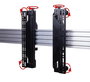B-Tech Bras d'interface VESA 400 pour écrans plats avec micro-ajustement sans outil pour montage vidéowall - Compatible BT8390 (Paire)