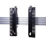 B-Tech Bras d'interface VESA 400 pour écrans plats avec micro-ajustement sans outil pour montage vidéowall - Compatible BT8390 (Paire)