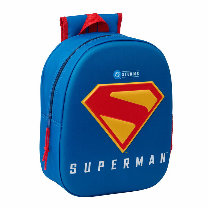 Safta Mochila 3D Superman DC Comics Bleu