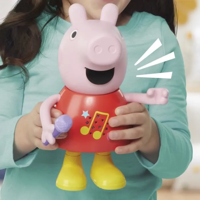 Hasbro Peppa Pig parle et chante, jouet musical avec plus de 50 sons, phrases et chansons