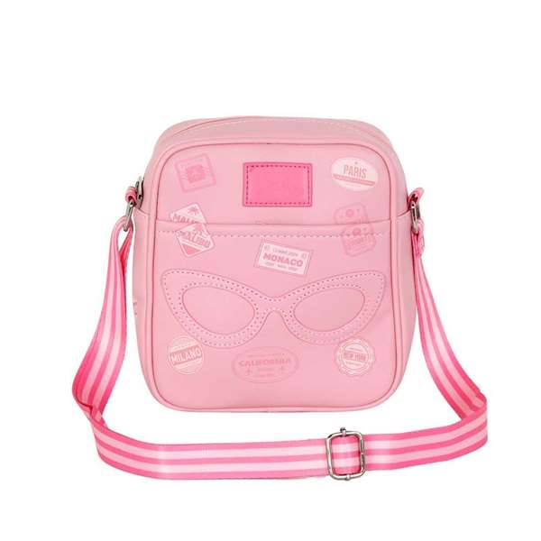 BARBIE Bandolera Sling Fashion Travel - Sac à bandoulière pour enfant 16x17x7 cm - PVC et polyester - Rose BARBIE Bandolera Sling Fashion Travel - Sac à bandoulière pour enfant 16x17x7 cm - PVC et polyester - Rose
