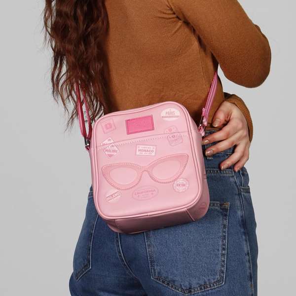 BARBIE Bandolera Sling Fashion Travel - Sac à bandoulière pour enfant 16x17x7 cm - PVC et polyester - Rose BARBIE Bandolera Sling Fashion Travel - Sac à bandoulière pour enfant 16x17x7 cm - PVC et polyester - Rose