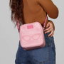 BARBIE Bandolera Sling Fashion Travel - Sac à bandoulière pour enfant 16x17x7 cm - PVC et polyester - Rose