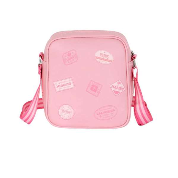 BARBIE Bandolera Sling Fashion Travel - Sac à bandoulière pour enfant 16x17x7 cm - PVC et polyester - Rose BARBIE Bandolera Sling Fashion Travel - Sac à bandoulière pour enfant 16x17x7 cm - PVC et polyester - Rose