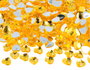 Innspiro Gemmes décoratives acryliques cœur jaune 10x10mm, 1000 unités environ