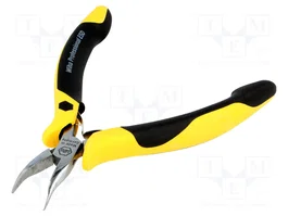 WIHA Pince à bec demi-rond et courbé Professional ESD 120 mm