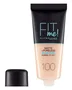 Maybelline Fit Me Matte + Poreless Fond de teint liquide 100 Ivoire chaud, 30 ml