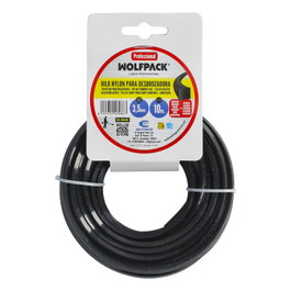 WOLFPACK LINEA PROFESIONAL Fil Nylon/Aluminium Carré Professionnel 3,5mm (Rouleau 10m)