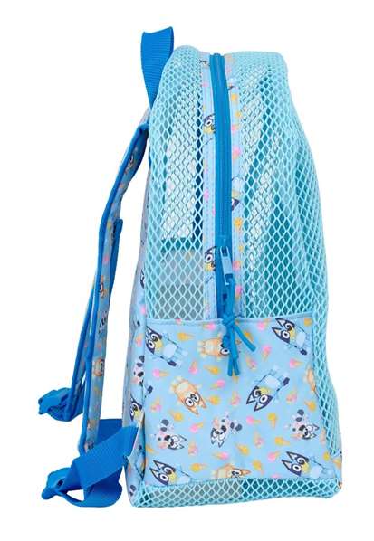 Safta Mochila Anti-Arena Bluey 30.5x24x18 cm Sac à Dos Plage pour Enfant à partir de 3 Ans