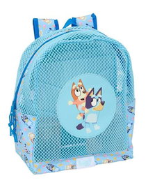 Safta Mochila Anti-Arena Bluey 30.5x24x18 cm Sac à Dos Plage pour Enfant à partir de 3 Ans